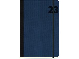 Ημερολόγιο ημερήσιο The Writing Fields Adventure 3070 17x24cm 2023 με λάστιχο flexbook ανάγλυφο εξώφυλλο Royal Blue